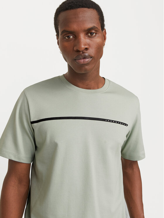 Jack & Jones Jack & Jones T-Shirt Fusion 12273120 Zielony Regular Fit