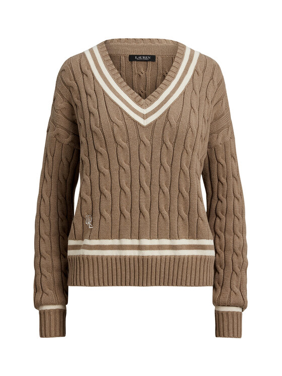 LAUREN RALPH LAUREN LAUREN RALPH LAUREN Sveter 200979662002 Hnedá Relaxed Fit