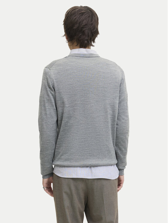 Jack&Jones Jack&Jones Džemper Merino 12216817 Siva Regular Fit