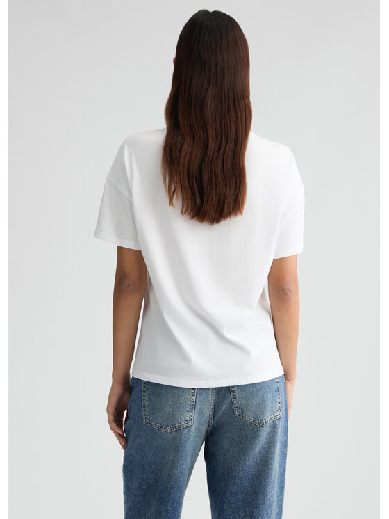 Liu Jo Liu Jo T-Shirt WA5147JS923M9497 Biały Regular Fit