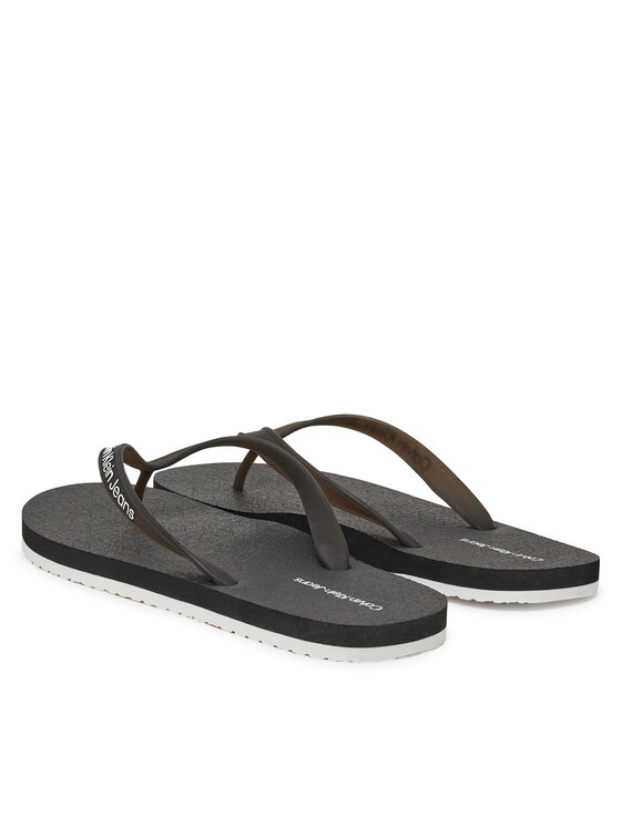 Calvin Klein Jeans Calvin Klein Jeans Japonki Thong+ Tpu YM0YM01265 Czarny