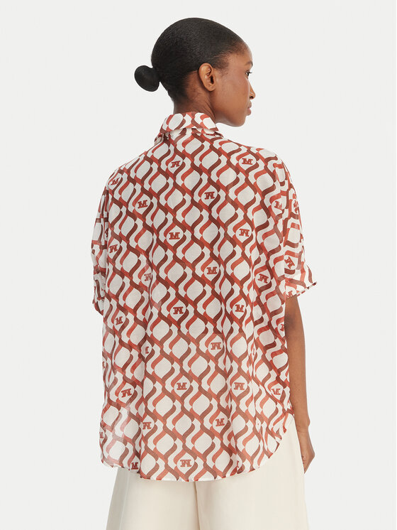 Max Mara Beachwear Max Mara Beachwear Marškiniai Ariete 2616111049 Spalvota Regular Fit