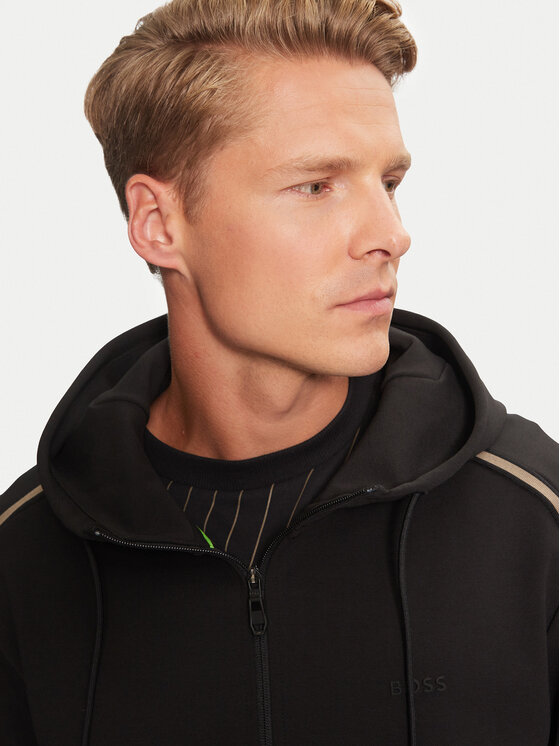 BOSS Boss Pulóver 50523912 Fekete Regular Fit