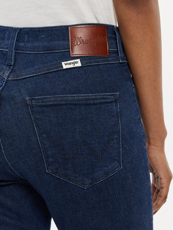 Wrangler Wrangler Jeansy 112342897 Granatowy Skinny Fit