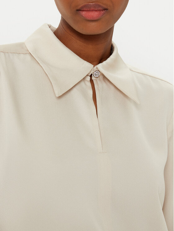 Bruuns Bazaar Bruuns Bazaar Camicia Elaina BBW4270 Écru Regular Fit