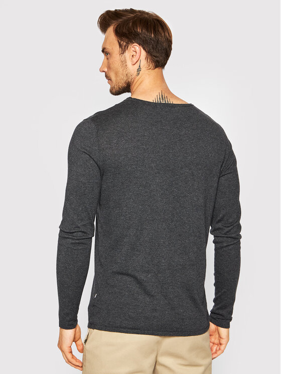 Selected Homme Selected Homme Pulover Rome 16079774 Gri Regular Fit
