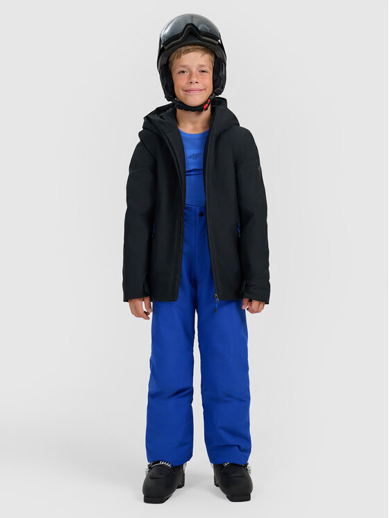 4F 4F Kurtka narciarska BASIC SKI Czarny Regular Fit