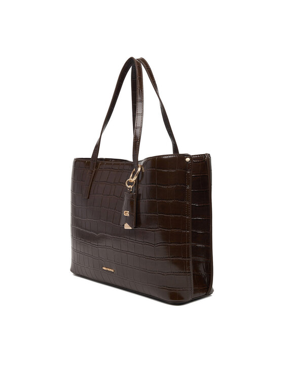 GINO ROSSI GINO ROSSI Kabelka EO-LDA9894-C Tmavě hnědá