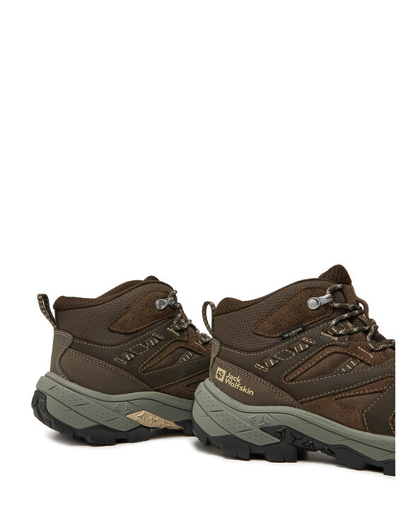 Jack Wolfskin Jack Wolfskin Trekking čevlji Vojo Tour Lt Texapore Mid M A62074 Rjava