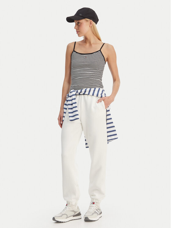 Tommy Jeans Tommy Jeans Marškinėliai Essential DW0DW20675 Juoda Slim Fit