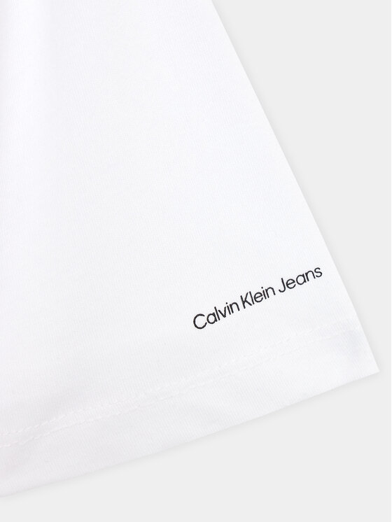 Calvin Klein Jeans Calvin Klein Jeans T-krekls IG0IG02136 Balts Boxy Fit