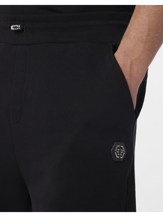 PHILIPP PLEIN PHILIPP PLEIN Szorty sportowe 29831 Czarny Jogger Fit