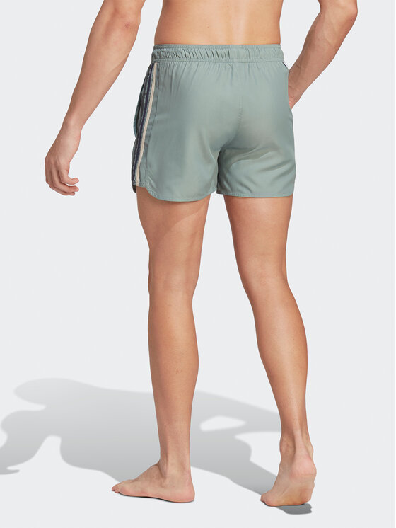 adidas adidas Σορτς κολύμβησης Very Short Length Retro Split Swim Shorts HT4349 Πράσινο Regular Fit