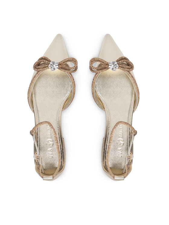 Eva Minge Eva Minge Sandalen COMO-V1381-813-1 Goldfarben