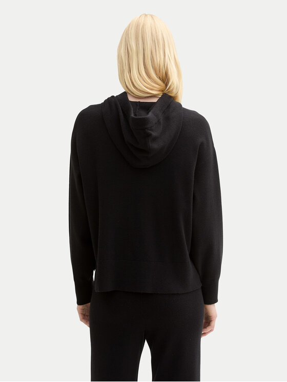 Tom Tailor Denim Tom Tailor Denim Pullover 1043338 Schwarz Relaxed Fit