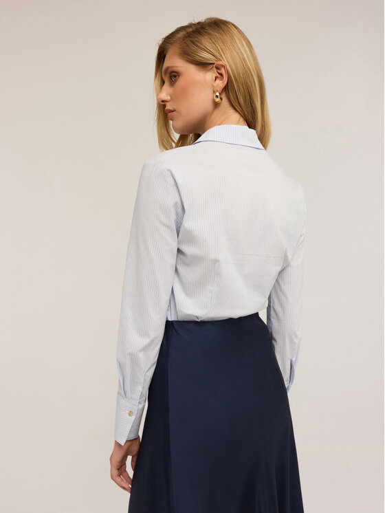 Motivi Motivi Camicia 5326Q100845N011 Turchese Slim Fit