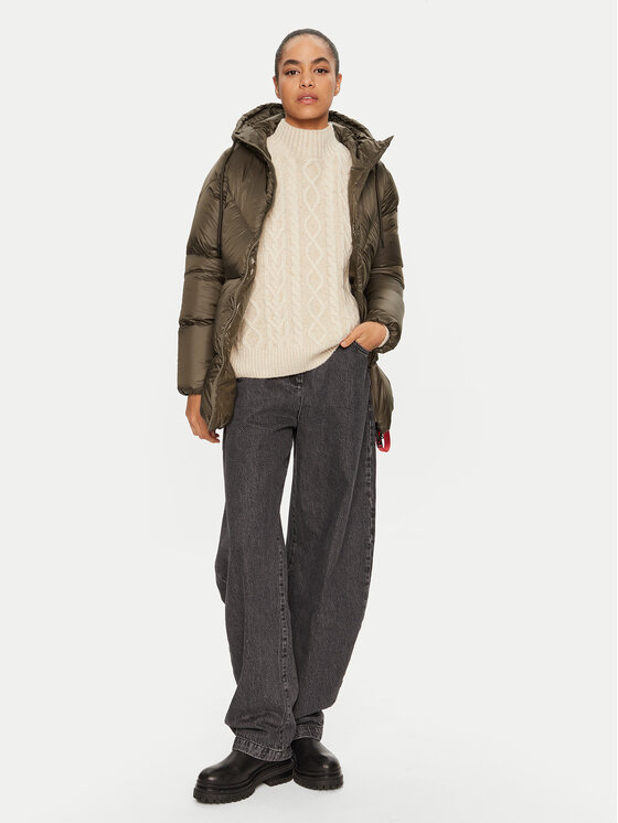 AFTER LABEL AFTER LABEL Μπουφάν πουπουλένιο Vienna A00029 Πράσινο Regular Fit