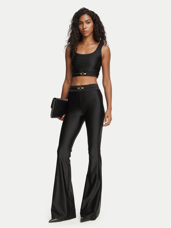 Just Cavalli Just Cavalli Legginsy 81PAC101 J0108 Czarny Flared Leg