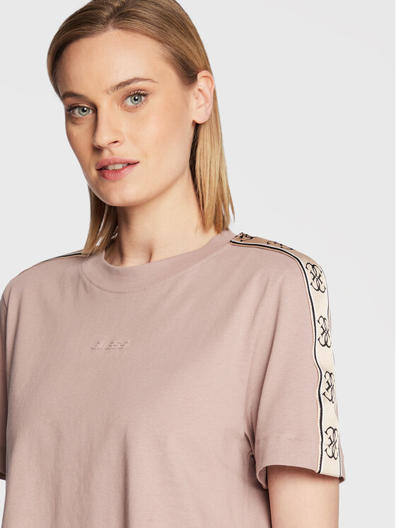Guess Guess Тишърт V3RI08 I3Z14 Розов Relaxed Fit