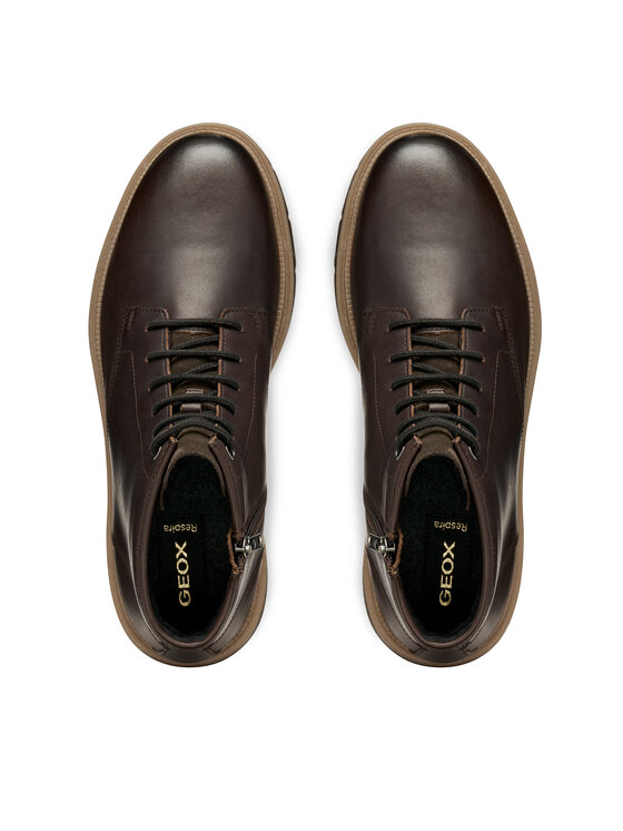 Geox Geox Schnürschuhe U Pove U56M7B 000FF C6006 Braun