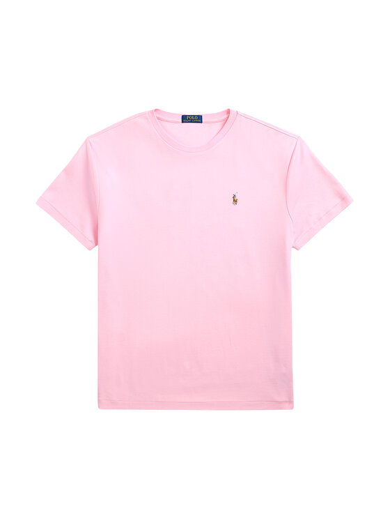 Polo Ralph Lauren Polo Ralph Lauren Marškinėliai 710740727010 Rožinė Slim Fit