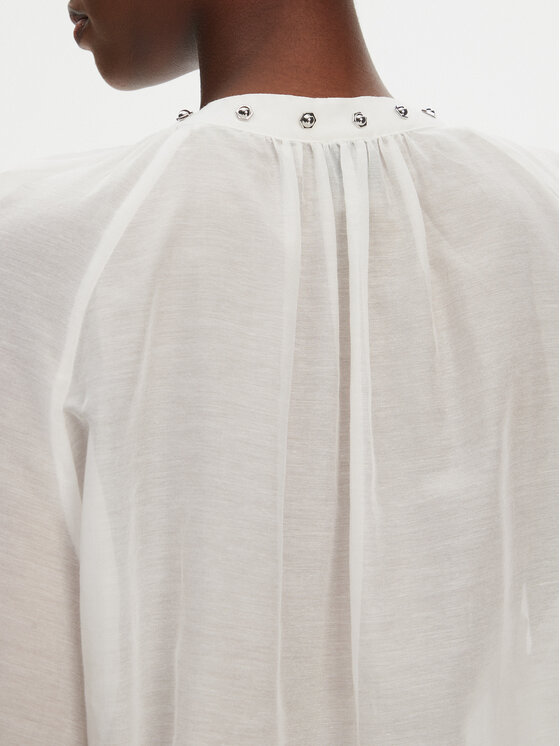 PINKO PINKO Bluză Darren 105281 A2M7 Alb Regular Fit
