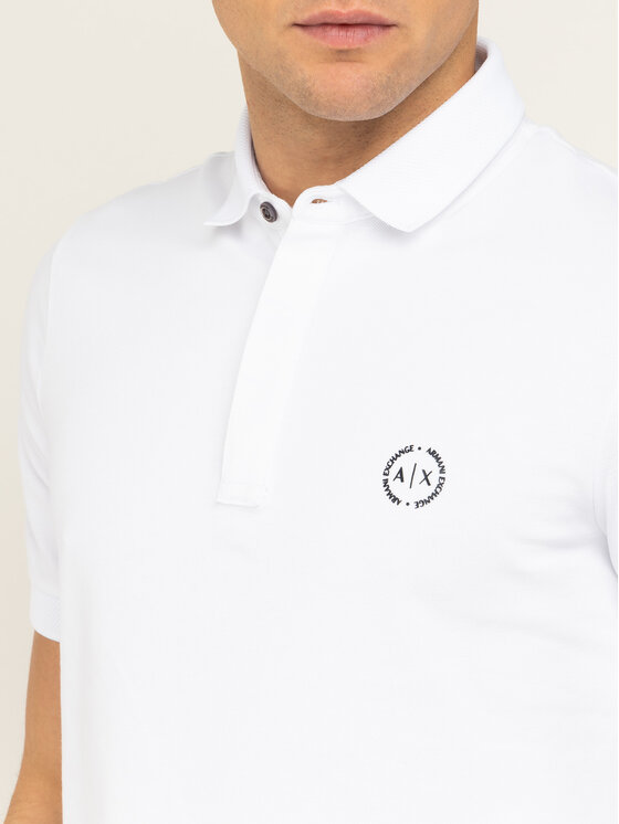 Armani Exchange Armani Exchange Polo 8NZF91 ZJ81Z 1100 Bianco Regular Fit