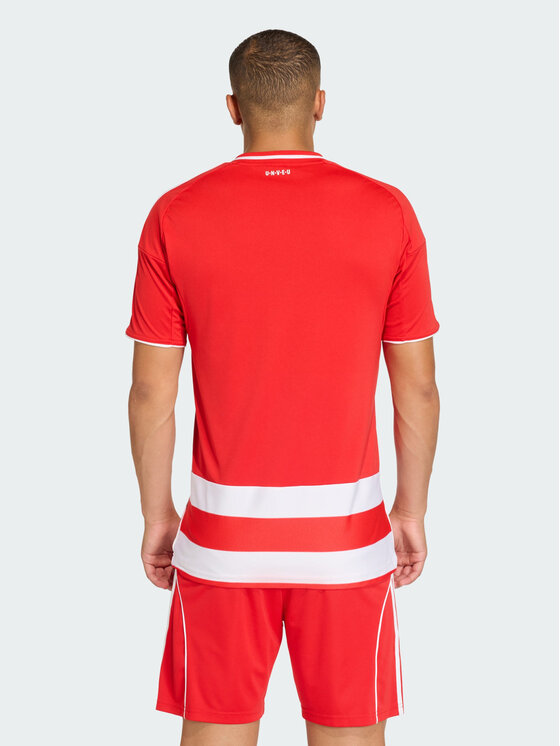 adidas adidas Koszulka techniczna 1. FC Union Berlin 25/26 Home Jersey Czerwony Slim Fit