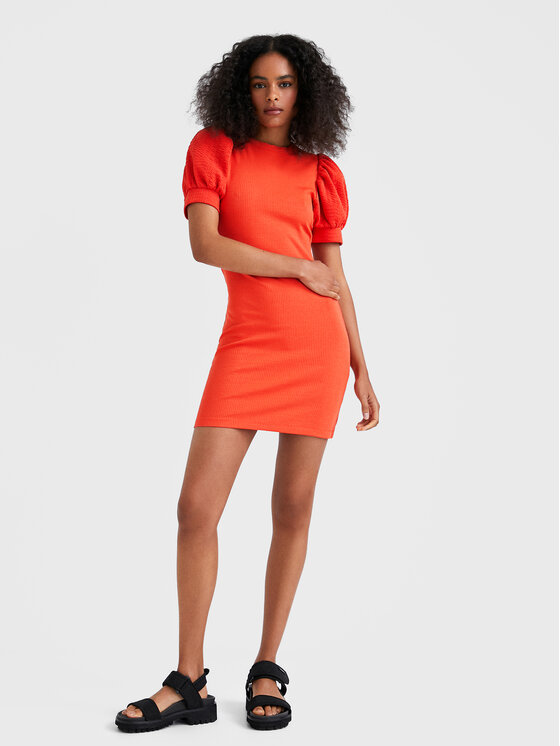 Desigual Desigual Igapäevane kleit Valentina 22WWVK78 Punane Slim Fit