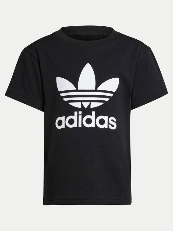 adidas adidas T-Shirt adicolor Trefoil IY2385 Schwarz Regular Fit