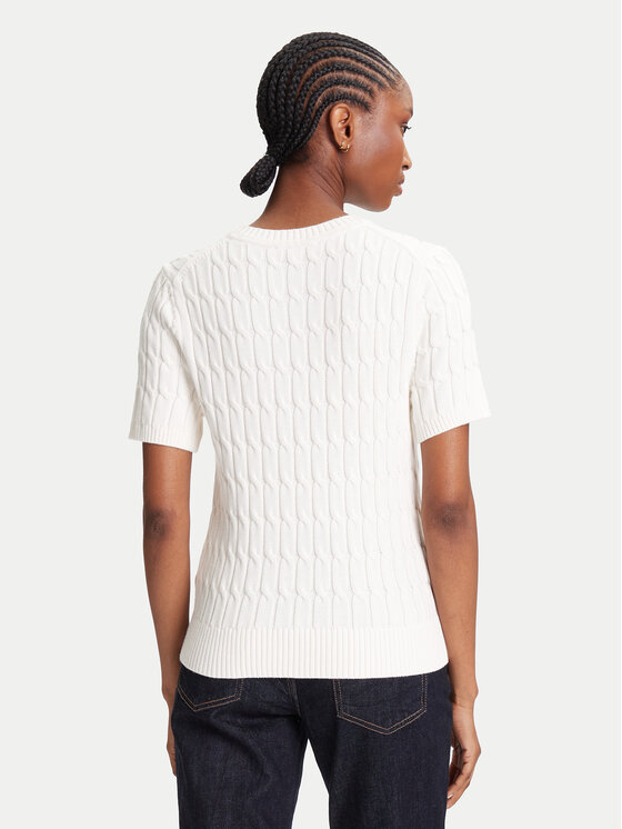 Tommy Hilfiger Tommy Hilfiger Džemper WW0WW45656 Écru Regular Fit