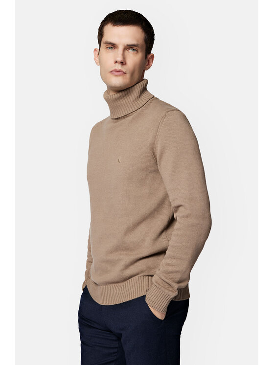 Lancerto Lancerto Golf Forrest SW073223000103 Beżowy Regular Fit