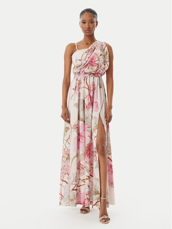 Rinascimento Rochie de seară CFC0019854002 Bej Regular Fit