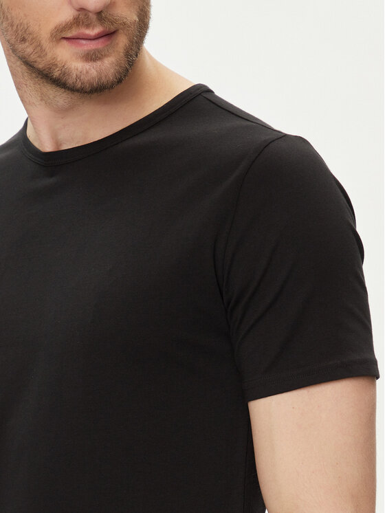 Tommy Hilfiger Tommy Hilfiger Komplekt kolmest t-särgist UM0UM03138 Must Regular Fit