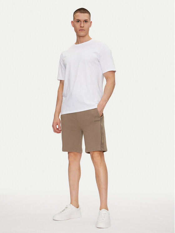 HUGO HUGO Pantaloni scurți sport Liam 50540936 Bej Regular Fit