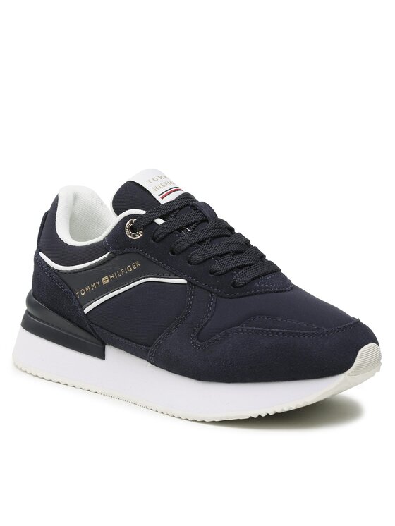 Tommy Hilfiger Tommy Hilfiger Sneakers Elevated feminine runner FW0FW06949 Blu scuro