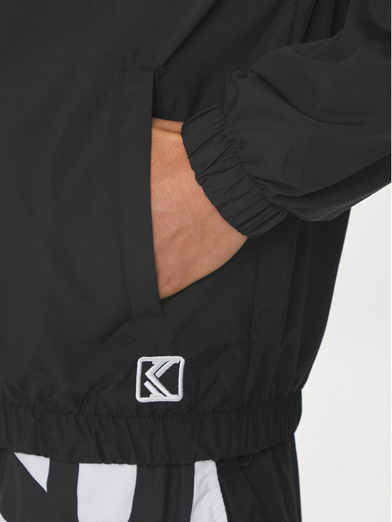 Karl Kani Karl Kani Giacca a vento Wavy Retro Block 6086268 Nero Regular Fit