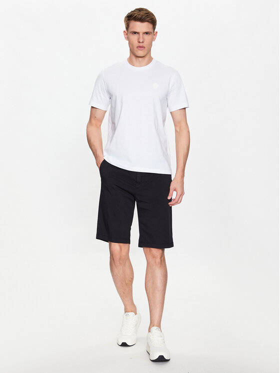 Trussardi Trussardi Tricou 52T00735 Alb Regular Fit