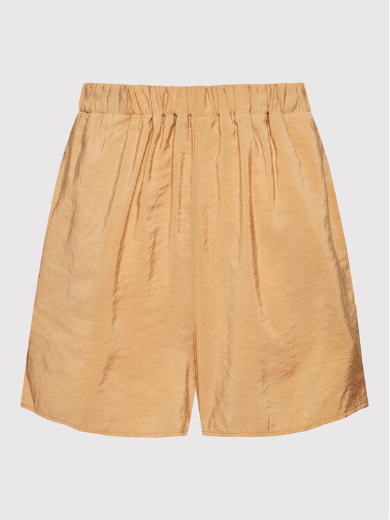 Simple Simple Kratke hlače SKD005 Smeđa Regular Fit