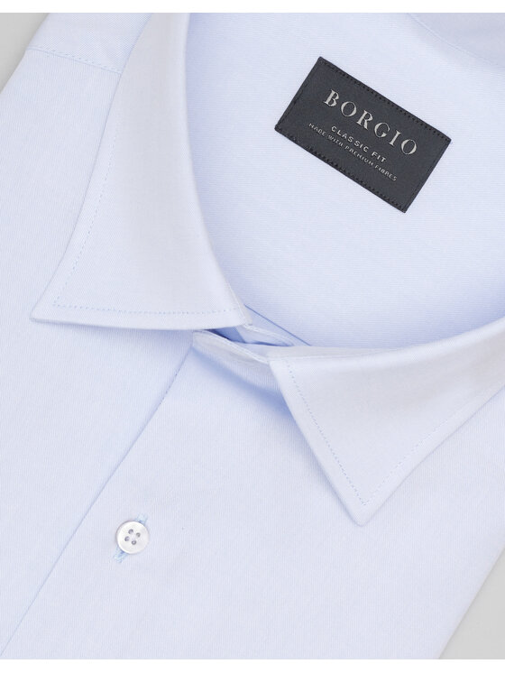 Borgio Borgio Koszula canosa_00609 Niebieski Classic Fit