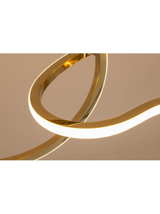 MIAhome MIAhome Lampa wisząca JAZZ 5 złota 120 cm Złoty