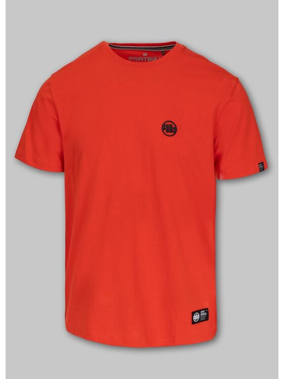 PITBULL PITBULL T-Shirt SMALL LOGO Czerwony Regular Fit