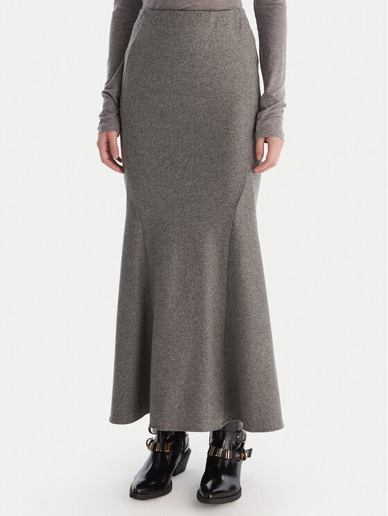 PINKO PINKO Fustă maxi Pabla 106095 A2ZU Gri Regular Fit