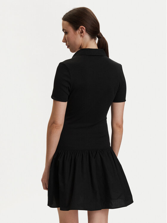 Tommy Jeans Tommy Jeans Rochie de zi DW0DW22331 Negru Slim Fit