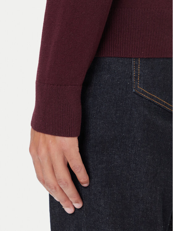Tommy Hilfiger Tommy Hilfiger Светр MW0MW28047 Бордовий Regular Fit