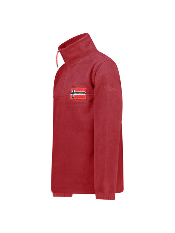 Geographical Norway Geographical Norway Polar WZ6696H/GN-BURGUNDY Bordowy Reglan Fit
