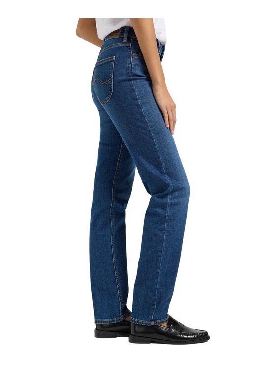 Lee Lee Jeans 112363438 Blu Straight Leg