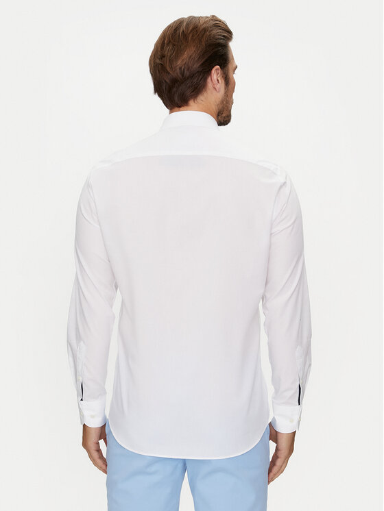 Tommy Hilfiger Tommy Hilfiger Πουκάμισο MW0MW35810 Λευκό Regular Fit