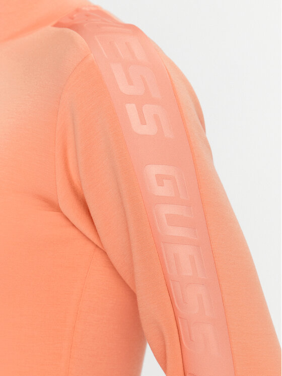 Guess Guess Mikina Allie V2YQ17 K7UW2 Korálová Regular Fit