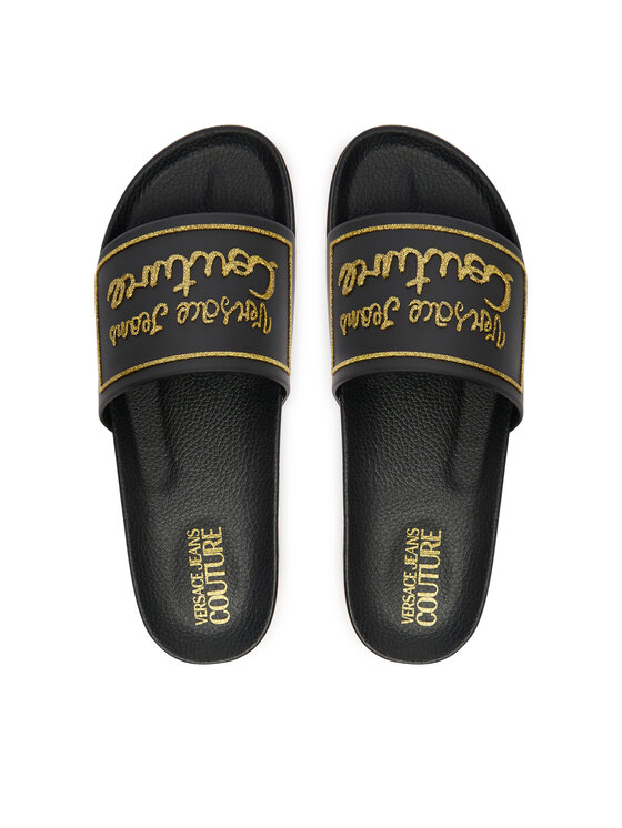 Versace Jeans Couture Versace Jeans Couture Παντόφλες 80VA3SQ2 ZSS79 899 Μαύρο